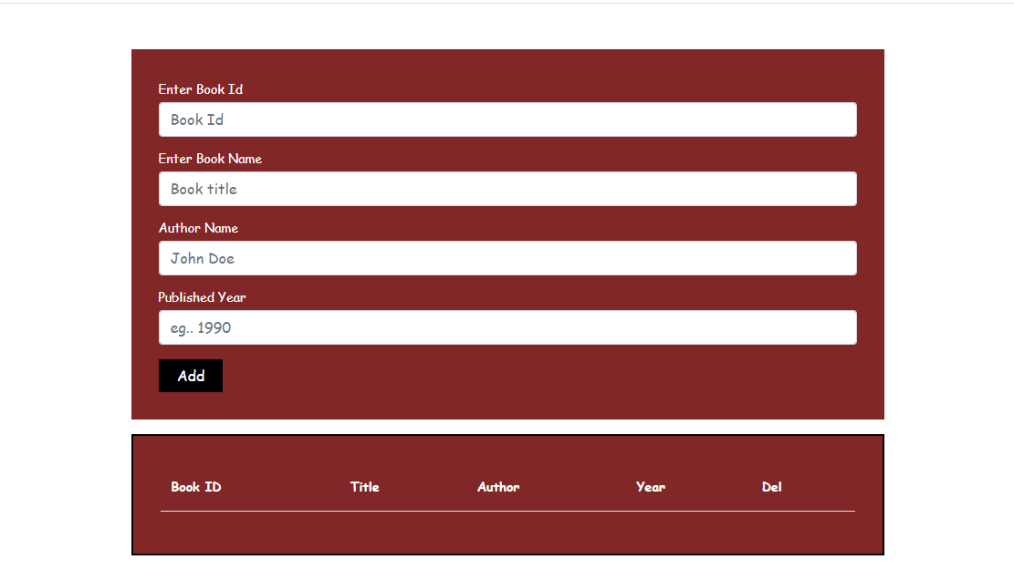 booklist app in javascript with source code source... Projects